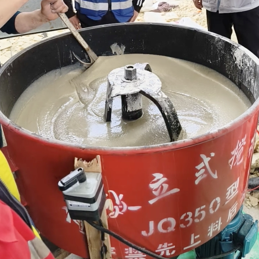 新荣汽轮机余热压缩机导热油设备底座耐高温环氧树脂灌浆料