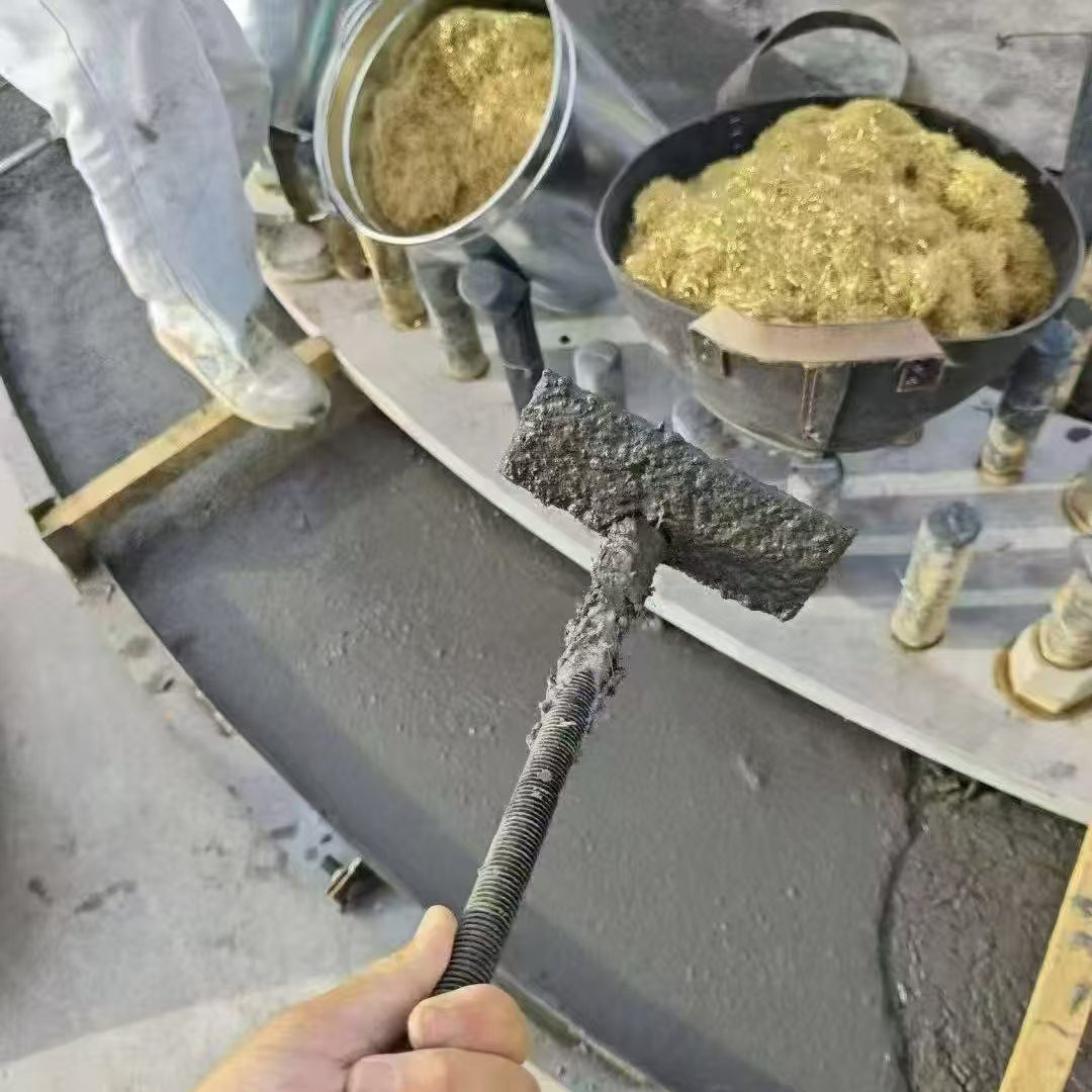 新荣C120钢纤维高强无收灌浆料 轧机压缩机汽轮机发电机锻压设备底座灌浆材料